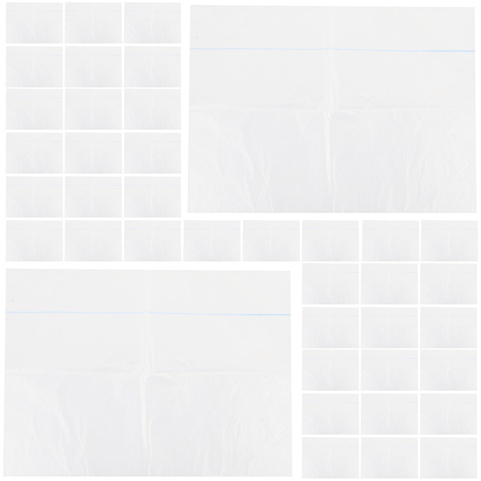 Pet Cage Bottom Liners for Small Animals 150Pcs Transparent Plastic