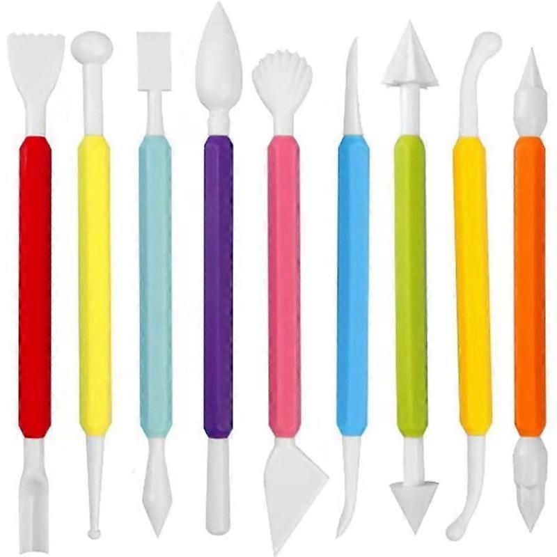 9Pcs Fondant Modeling Tools Set, Paste for Cake Decorating