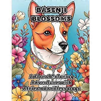 Basenji-Blüten: ein florales Malabenteuer mit afrikanischen bellenden Hunden