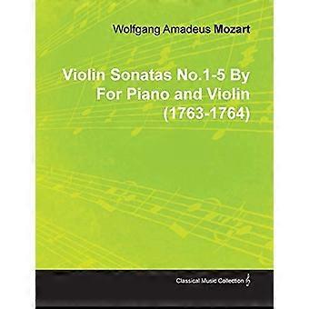 Sonate per violino n. 1-5 di Wolfgang Amadeus Mozart per pianoforte e violino (1763-1764)