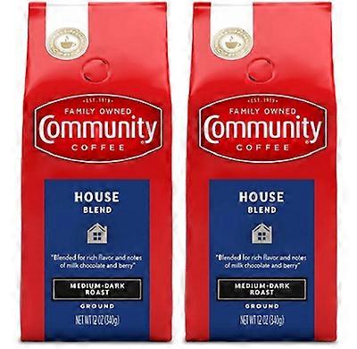 Community Kaffe malet Coffee House Blend 2-pack