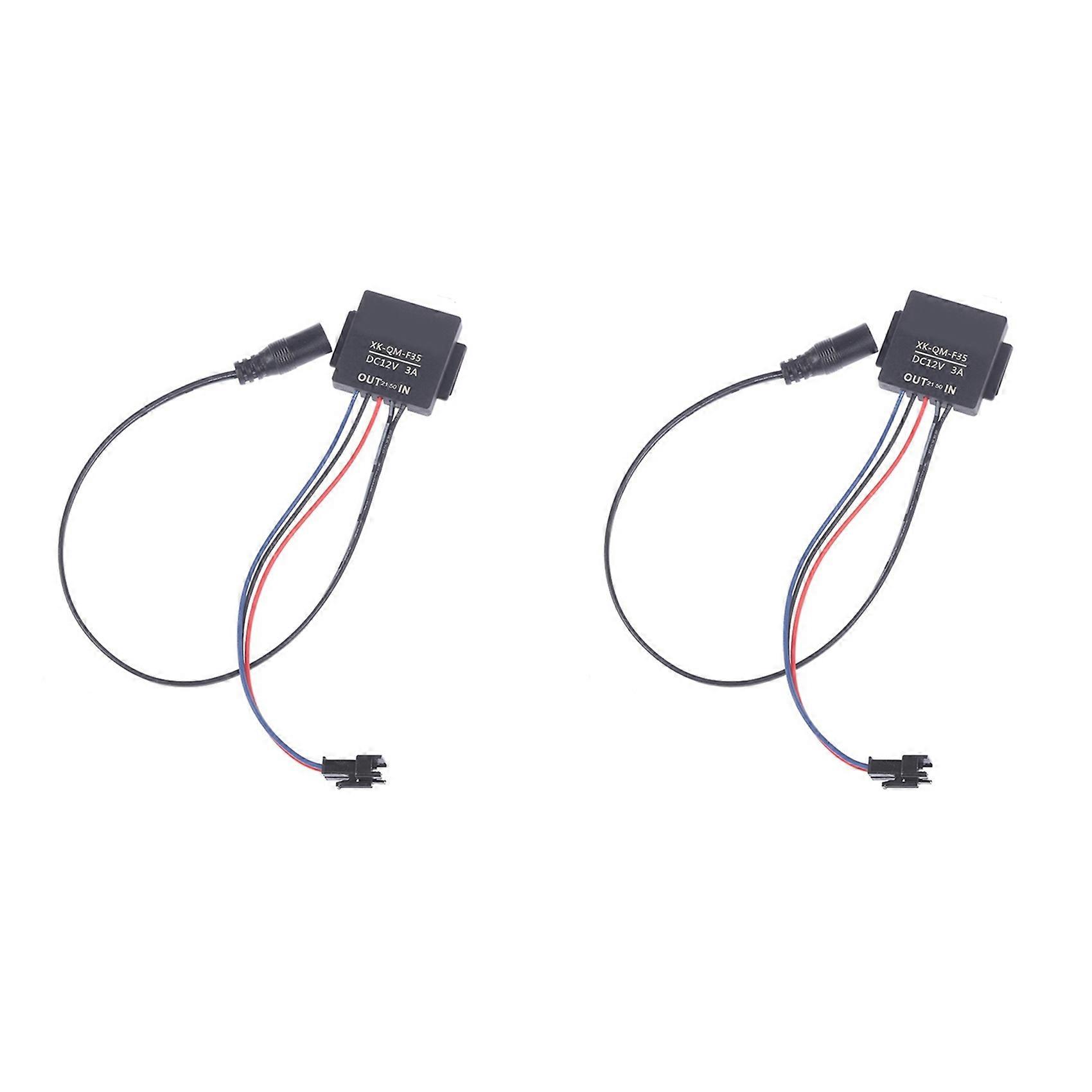 2Pc 5-12V Bathroom Mirror Switch Touch-Switch Sensor for LED Light Mirror Headlight Two Colors