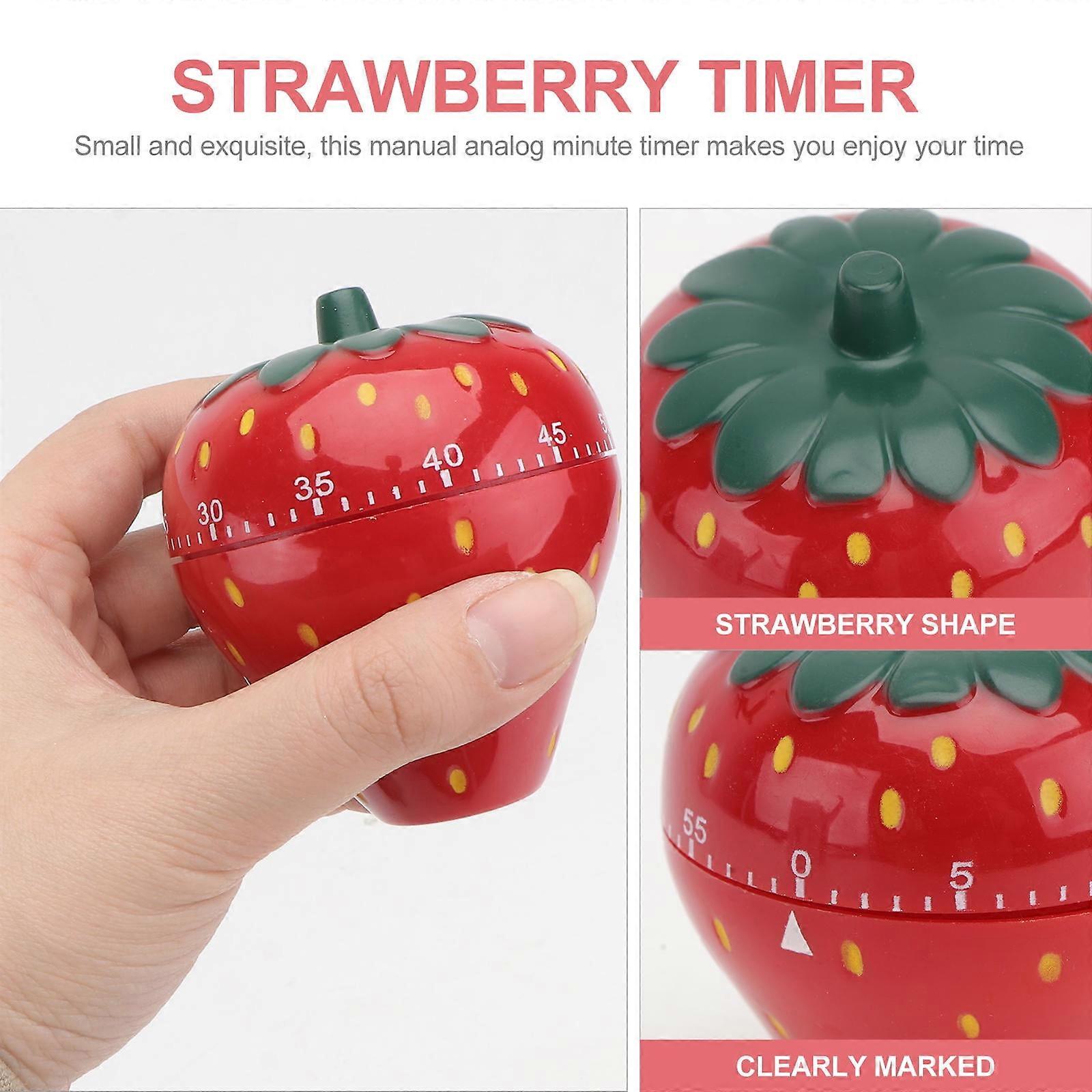 Strawberry Timer Kitchen Mechanical Child