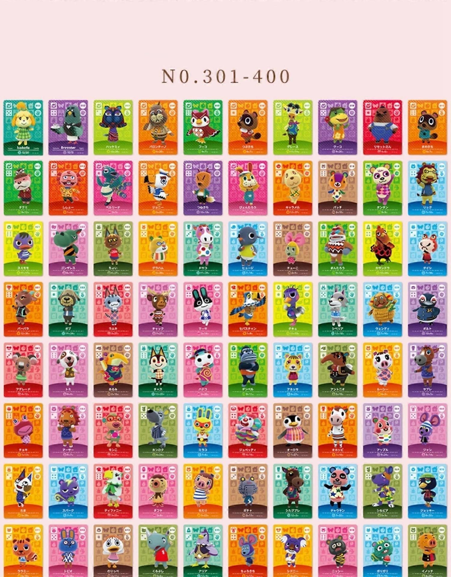 Animal Crossing New Horizons Amiibo-kaarten serie 3 #201-#300 Animal Crossing NFC-kaarten voor NS Switch Lite