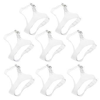 4Pairs Tpu High Heel Shoe Straps for Anti-Slip Use Transparent Ankle Bands