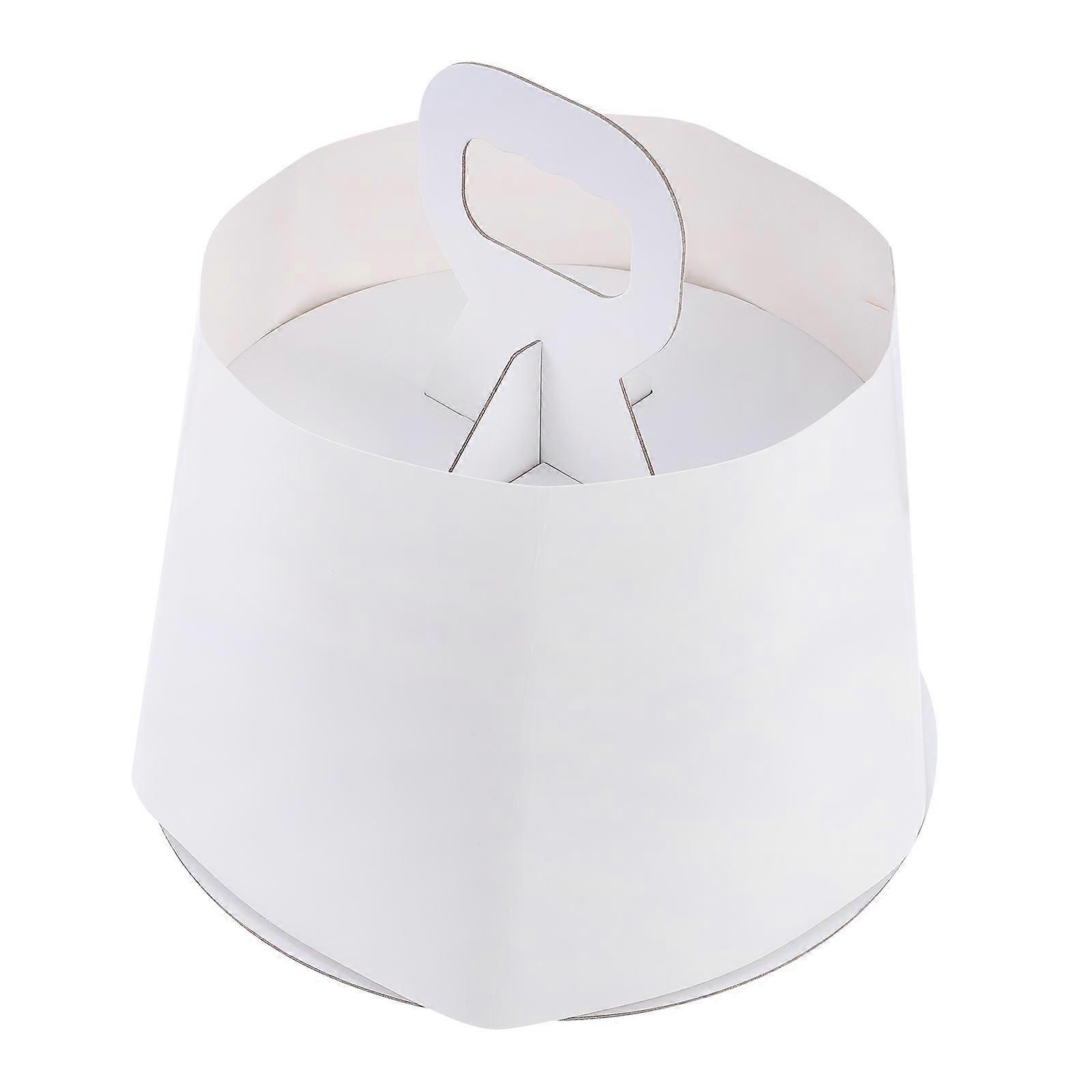 Dessert Packaging Box Double Layer for Storage Use 1Set Paper Cake Box