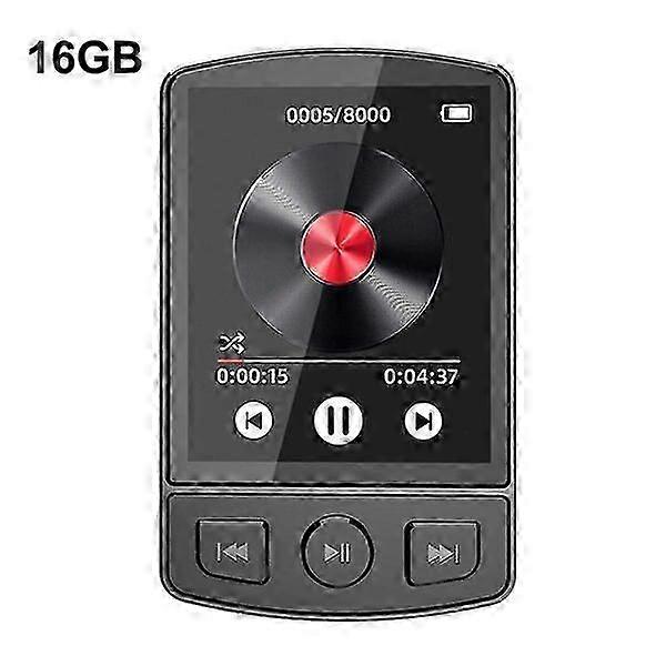 MP3 player with button operation, supporting multiple audio formats and having a recording function