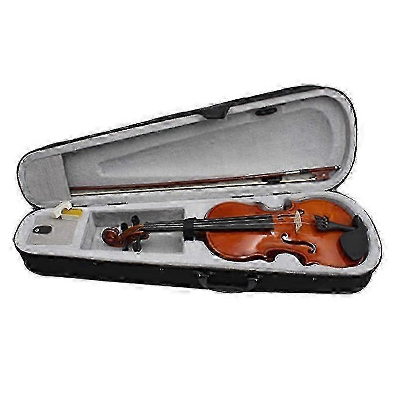 Wooden Violin: Solid Wood Popularization Violin, Beginner Practice Violin