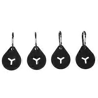 4pcs Garbage Bag Fixing Clip Silicone Waste Bag Dispenser Pets Outdoor Supplies