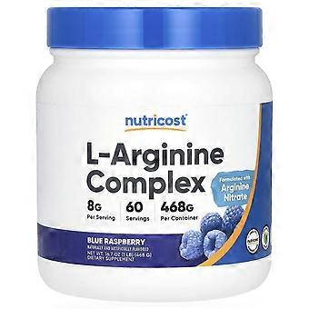 Nutricost, kompleks L-argininy, niebieska malina, 16,7 uncji (468 g)