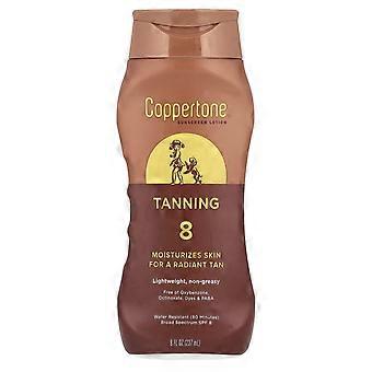 Coppertone, Tanning, Sunscreen Lotion, SPF 8, 8 fl oz (237 ml), 2-Pack