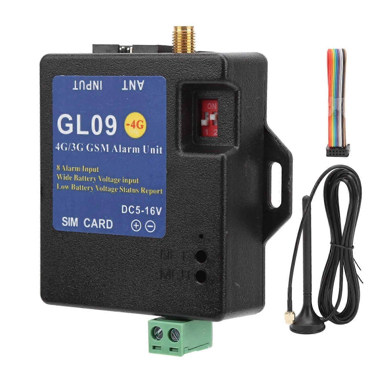 GL09 4G Version 8 Chann GSM Alarm System Module multicolour
