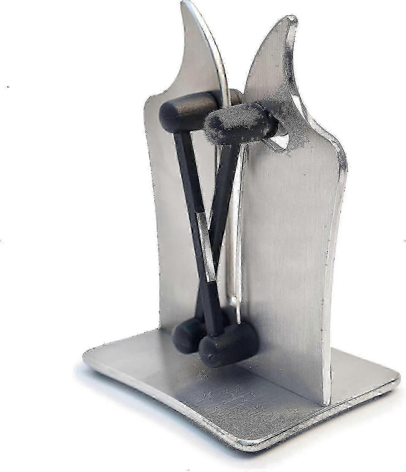 Professional Knife Sharpener Solid Stainless Steel (1pcs,silver) Zekai