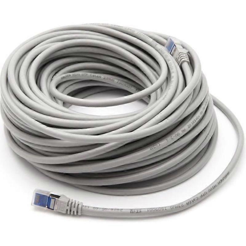 30M Cat5e Ethernet Cable Network Cable - with 15pcs Cord Clips