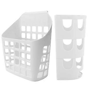 Rabbit Feeder Hollow Design Plastic Feeder Basket for Storage 6Pcs