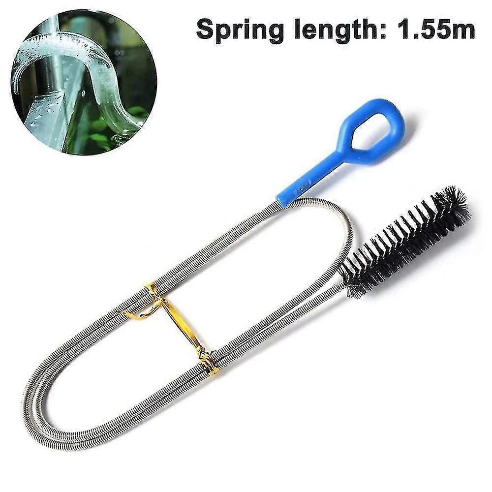 Extra Long Drain Cleaning Brush,1.55m,flexible Drain Cleaning Tool