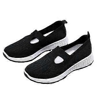 Breathable Soft Sole Orthopedic Casual Shoes Women's Woven Orthopedic Shoes