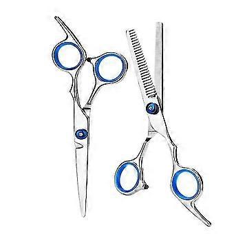 Forbici per parrucchieri Forbici per parrucchieri Diradamento Forbici per parrucchieri2pcs-argento
