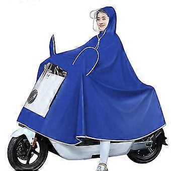 Waterproof Rain Poncho Rainwear With Mirror Slits Stripes