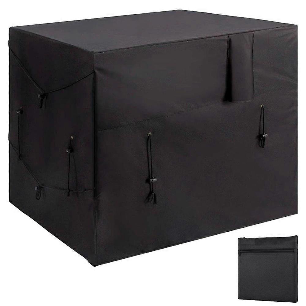 Pool Heaters Cover with Drawstring Uv-resistant Windproof Machine Protective Case for Daily Use