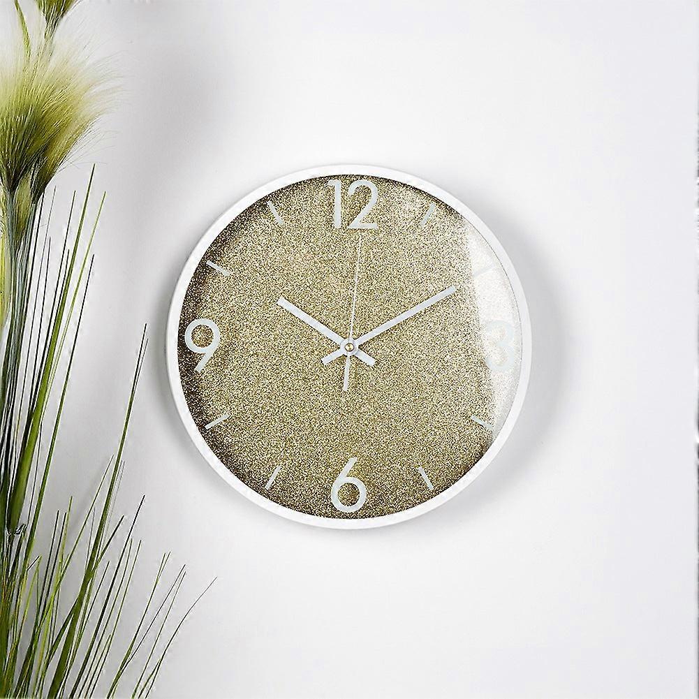 Wall clock gold white 29.5 cm