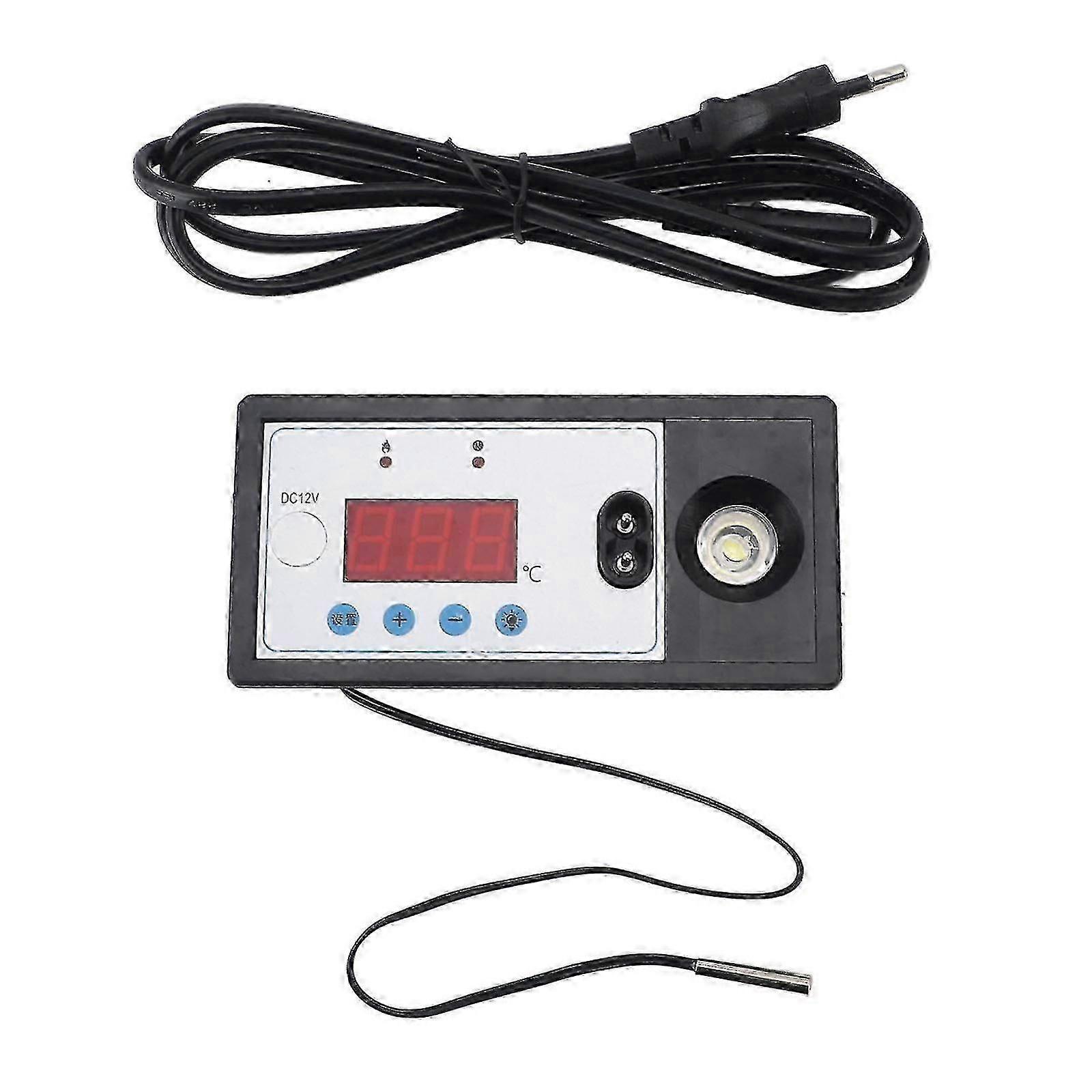 Egg Incubator Thermostat Automatic Intelligent Egg Hatching Machine Temperature Controller with Light EU Plug 220V 26-27