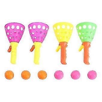 2 paar Toss Ball Set Gooi Chuck Ball Toy Game Props voor kinderen Tieners
