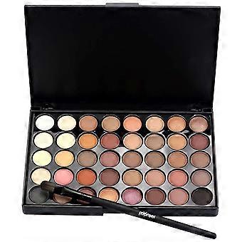 Oogschaduwpalet met 40 kleuren - Gepigmenteerde, waterbestendige formule voor langdurige matte en glanzende looks.