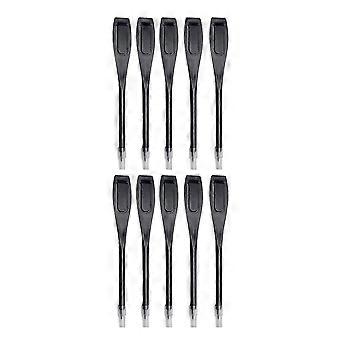 10x Golf Scoring Pencils Creative Golfs Pencils Mini Pencils Easy to Hold Recording Score Clip Golf Pencils for Sport Black