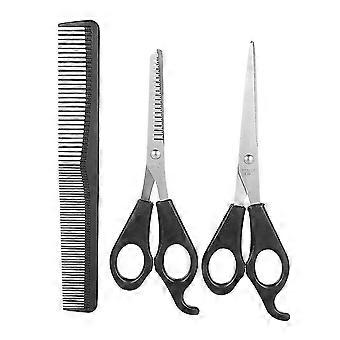 3pcs/set Hair Cutting Thinning Scissors Set Hair Scissors Hair Comb Set Professional Hairdressing Shears With Hair Comb-yyc