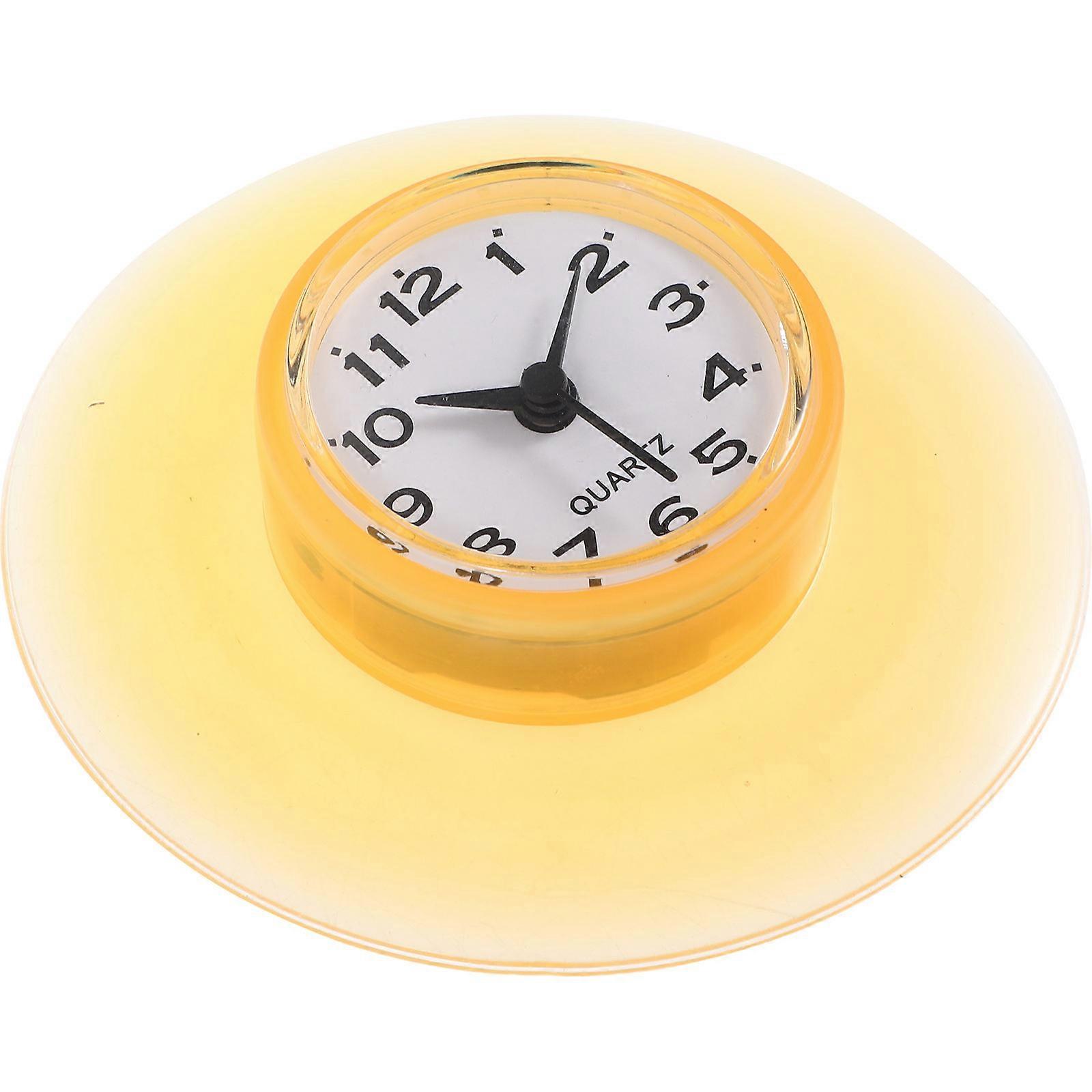 Bathroom Clock Waterproof Shower Clock Suction Cup Table Clock for Kitchen