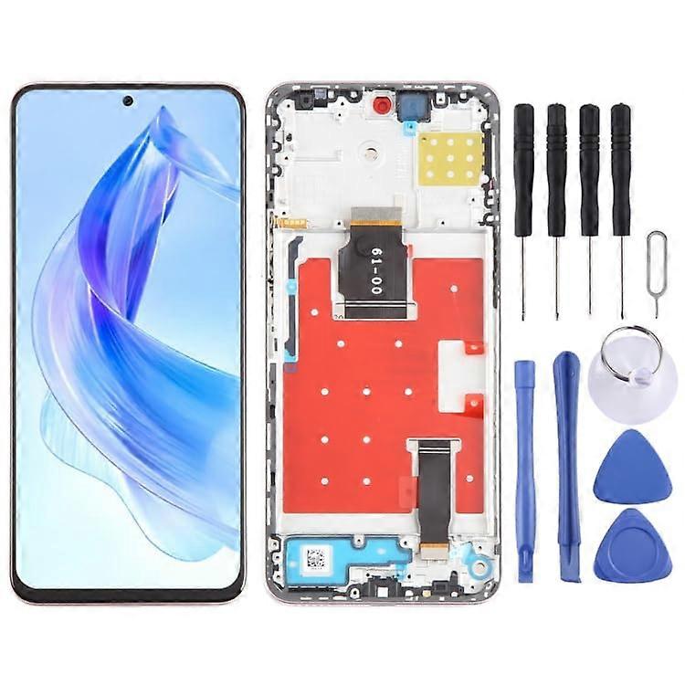 LCD Screen Replacement Full Touch HD Display Assembly with Frame Easy Install for Honor 90 Lite