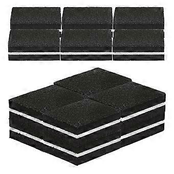 Nail Buffer Block Manicure Sponge for Nail Polishing Black
