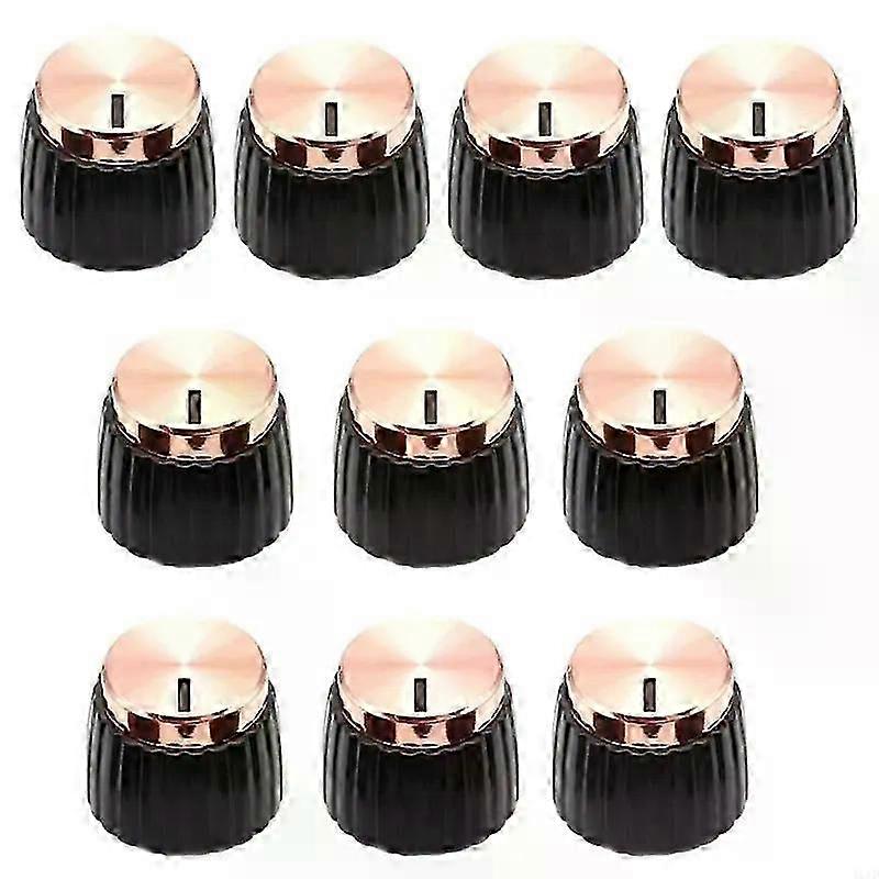 J1HD 10pcs Stylish Guitar AMP Amplifier Push on fit Knobs Speaker Panel Switch Caps