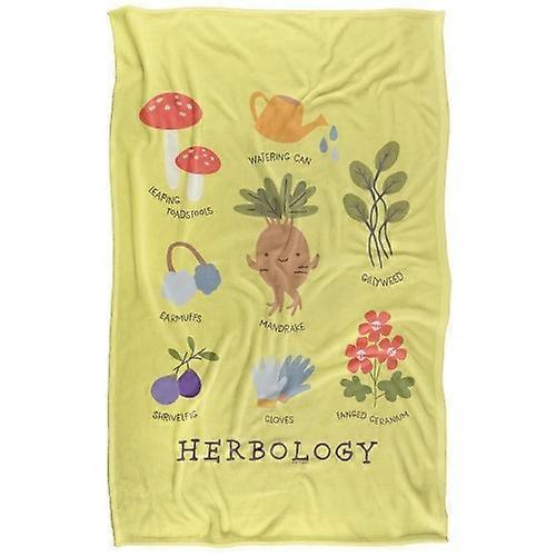 Harry Potter Let's Learn Herbology Blanket