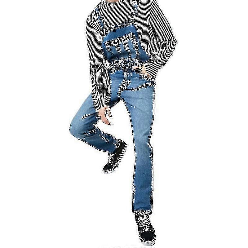 Herroveraller och jeans
