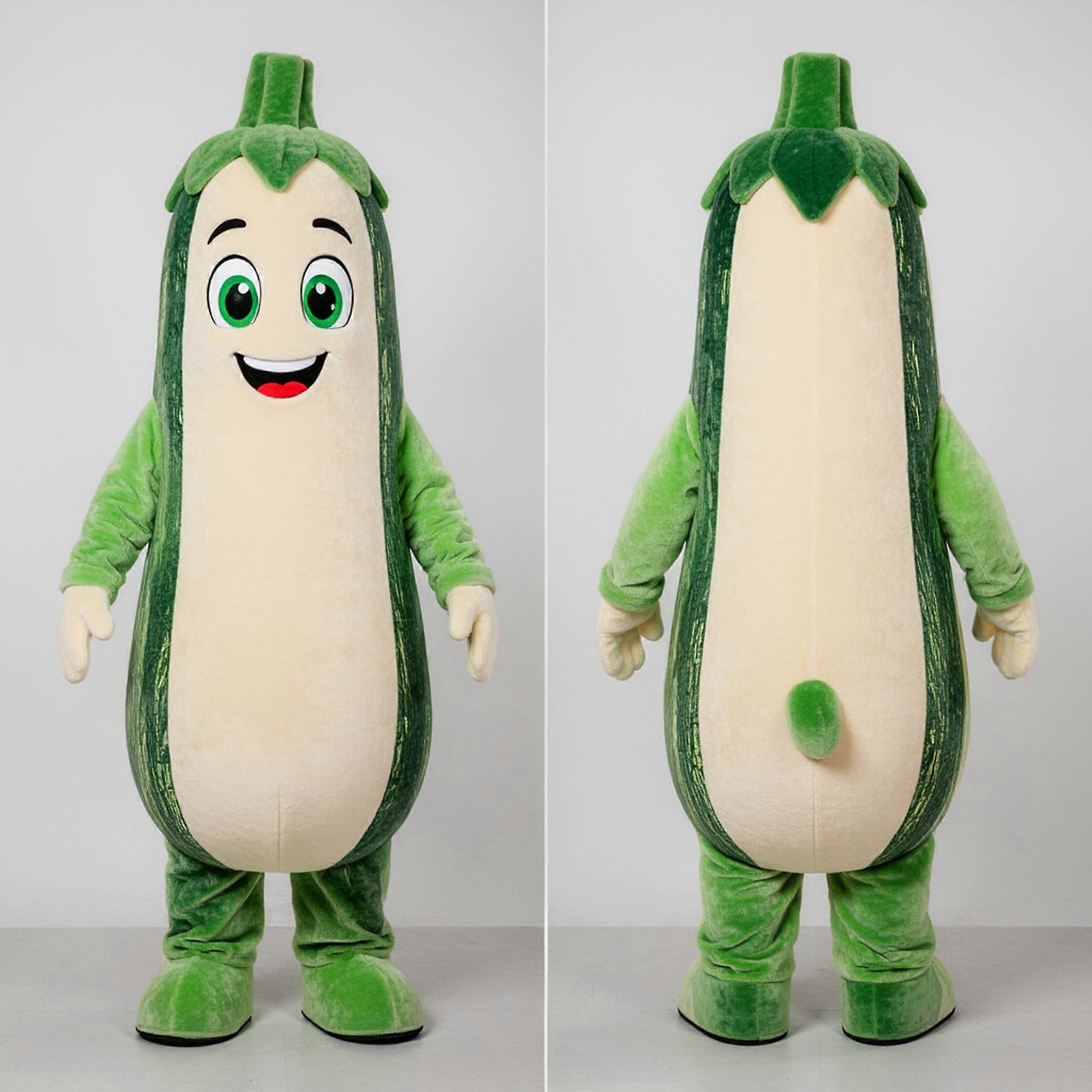 MASTICOT Creamy Green Rounded Zucchini Mascot