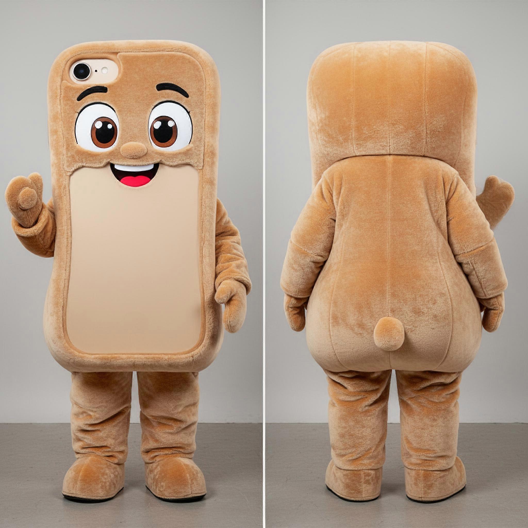 MASTICOT Tan Rounded Mascot