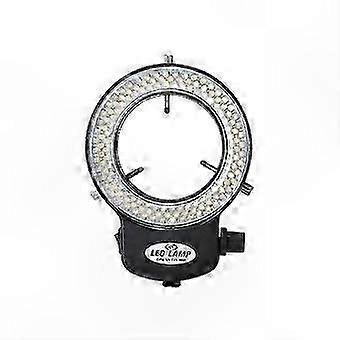 Adjustable LED Ring Light with 144 Beads for Microscope Illumination, EU Plug-Compatible Industrial Lighting Solution