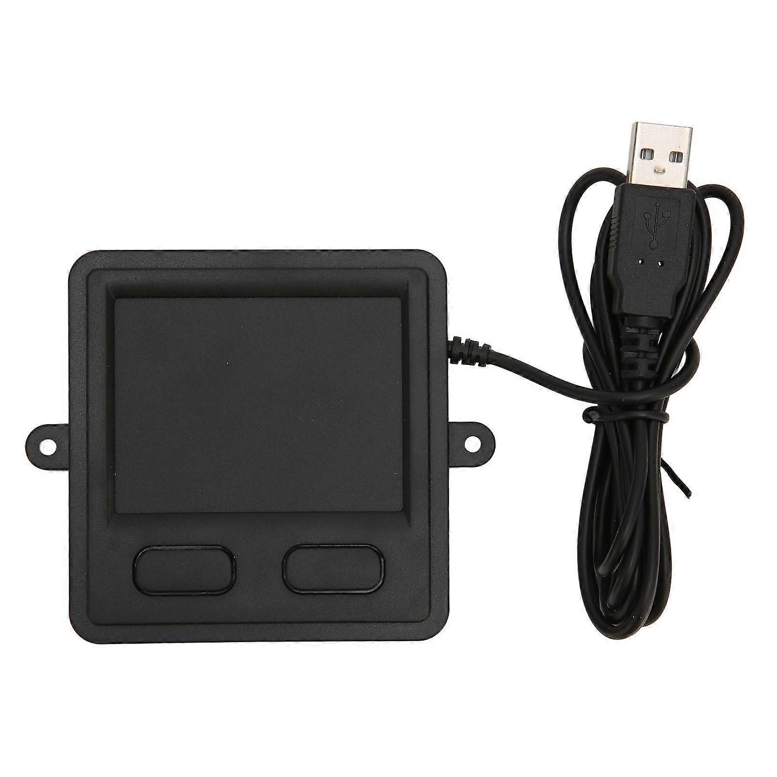 Wired USB Touchpad Embeddable Touch Sensitivity Multi Function Portable Trackpad with 2 Keys for Business Office Laptop