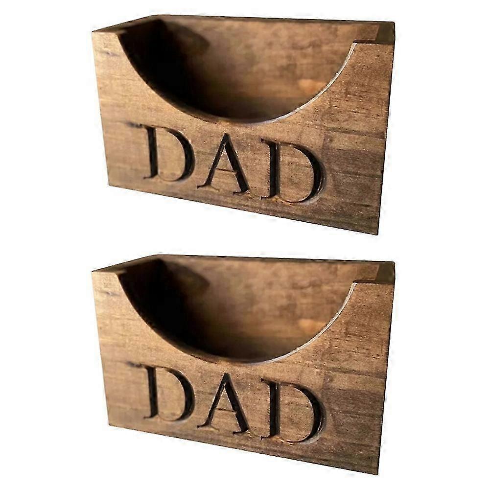 Rustic Wooden Hat Storage Rack