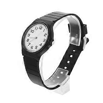 Minimalist Wrist Watch Waterproof Simple Black For Learning To Tell Time 1Set