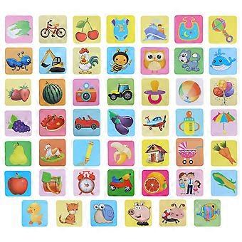 Visual Stimulation Cards Color Cards for Kids Playing 1Set Paper