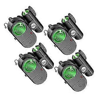 4pcs Sensitive Fishing Bite Alarm, Electronic Sound Bite Alert Indicator
