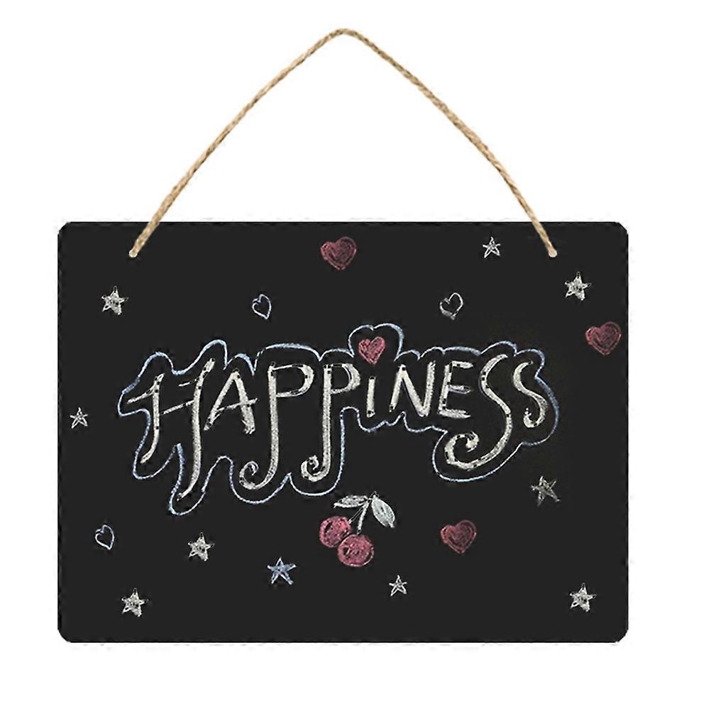 Blackboard Pendant Practical Double-Sided Blackboard for Decoration 2Pcs