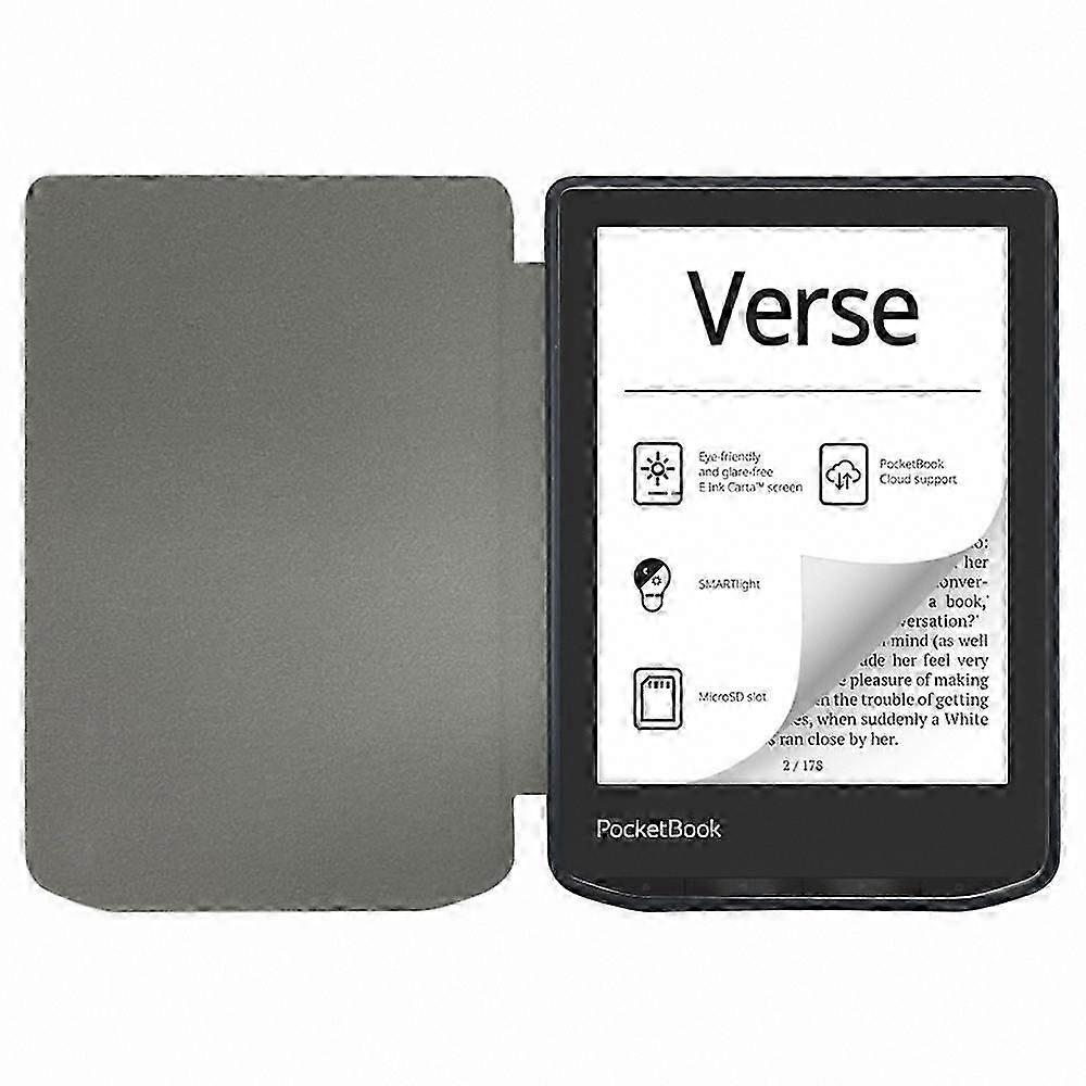 PocketBook Verse Pro Leather Case with Auto Sleep/Wake Function, Protective E-Reader Cover