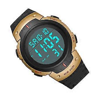 Casual Solar Powered Sports Wristwatch For Men Featuring Time Display And Waterproof Function 1Pack