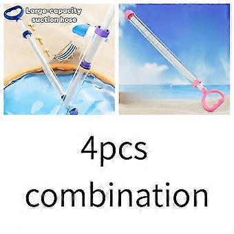 Large Capacity Suction Water Gun Heart Handles Transparent Pool Beach Toy