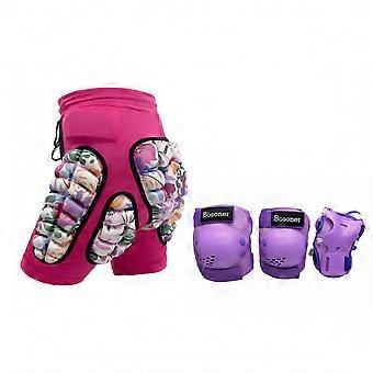 Pantalones cortos acolchados para niños Almohadillas de protección de cadera Protectores de cadera para protección contra caídas Patinaje