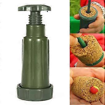 Fishing Bait Compressor, Lightweight PP Groundbait Forming Mould, Lure Shaping Tool for Carp Fishing, 130mm x 60mm x 54mm, 1 Piece